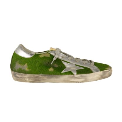 Golden Goose - Emerald Elegance Leather Sneakers