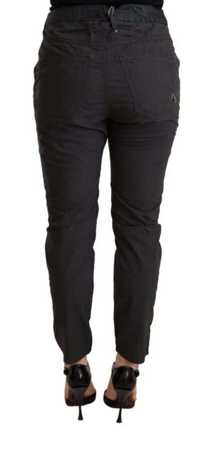 CYCLE - Elegant Mid Waist Slim Fit Skinny Pants