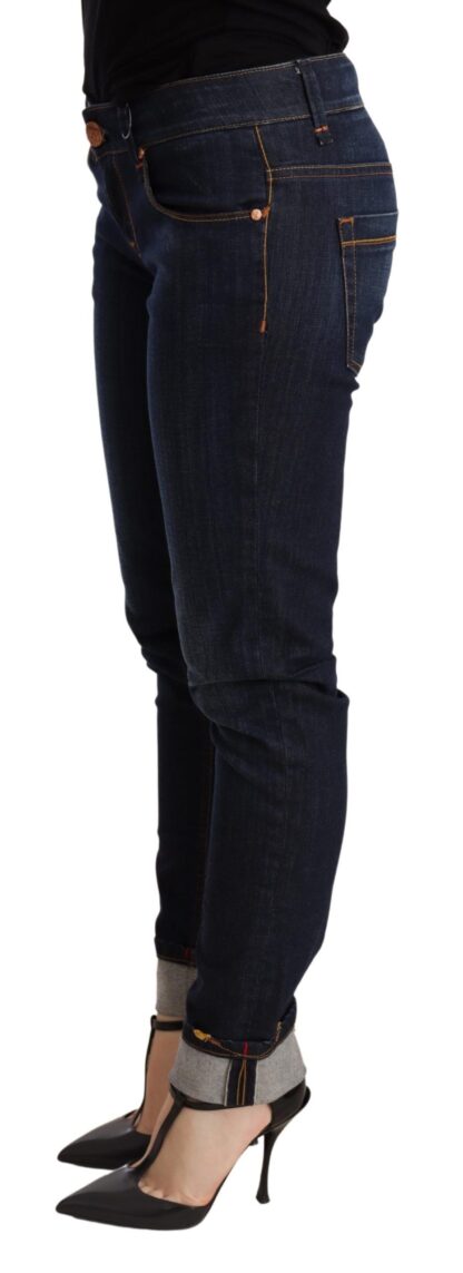 Acht - Chic Dark Blue Skinny Jeans