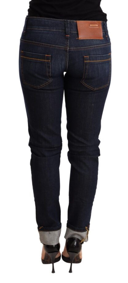 Acht - Chic Dark Blue Skinny Jeans