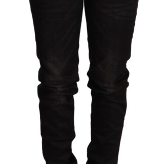 Dolce & Gabbana - Elegant Slim-Fit Black Denim Jeans