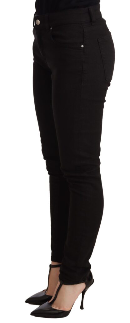 Dolce & Gabbana - Elegant Slim-Fit Black Denim Jeans