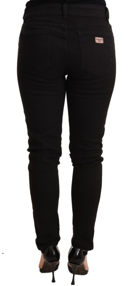 Dolce & Gabbana - Elegant Black Slim Skinny Jeans