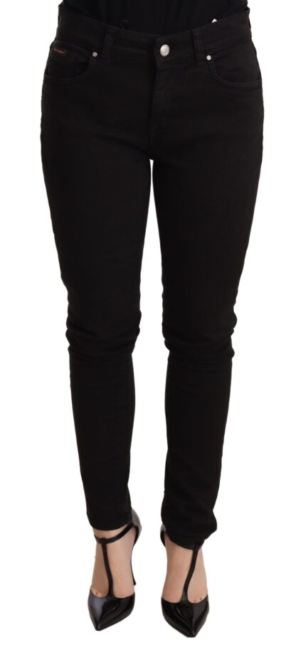 Dolce & Gabbana - Elegant Black Slim Skinny Jeans