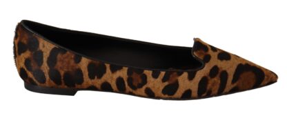 Dolce & Gabbana - Elegant Leopard Print Flats