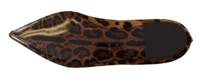 Dolce & Gabbana - Elegant Leopard Print Flats