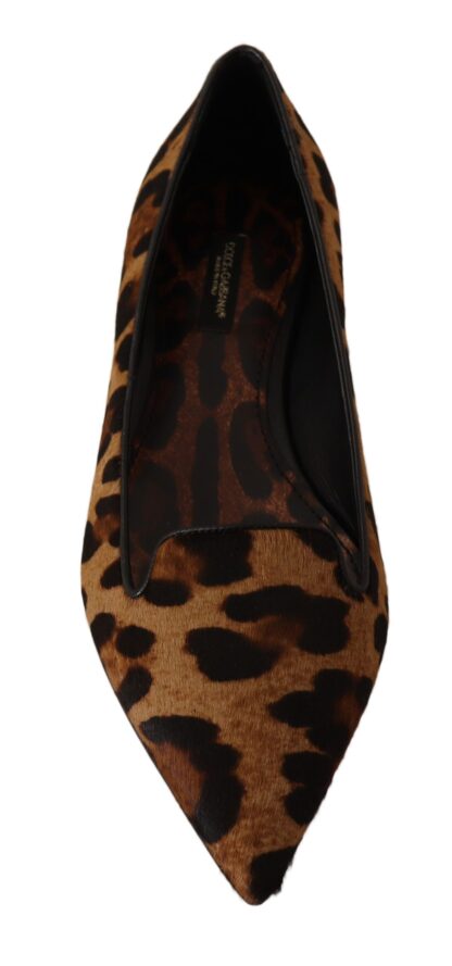 Dolce & Gabbana - Elegant Leopard Print Flats