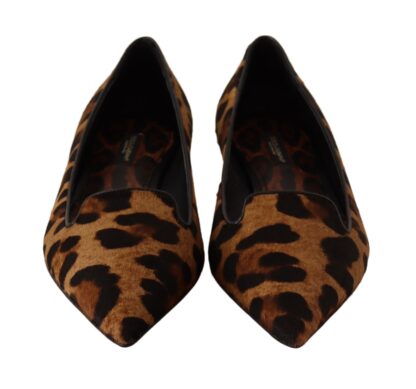 Dolce & Gabbana - Elegant Leopard Print Flats