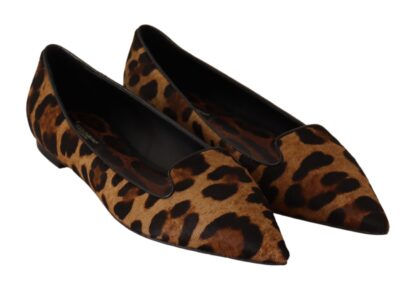 Dolce & Gabbana - Elegant Leopard Print Flats