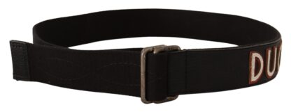 Costume National - Elegant Cotton-Leather Blend Fashion Belt