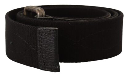 Costume National - Elegant Cotton-Leather Blend Fashion Belt