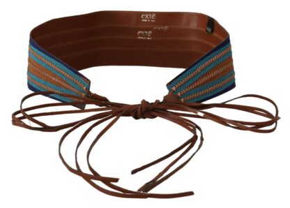 Exte - Elegant Multicolor Leather Waist Belt