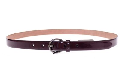 Dolce & Gabbana - Elegant Purple Leather Belt - Italian Elegance