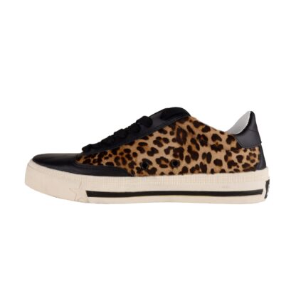 Golden Goose - Exclusive Black Leather & Leopard Print Sneakers