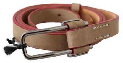 Costume National - Beige Leather Fashion Belt