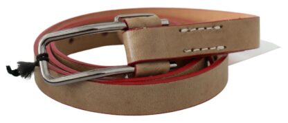 Costume National - Beige Leather Fashion Belt