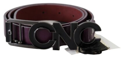 Costume National - Elegant Leather Fashion Belt in Rich Brown