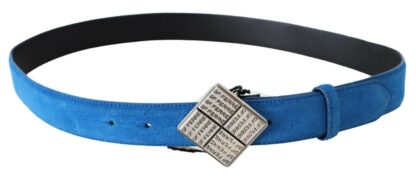 GF Ferre - Elegant Royal Blue Leather Belt