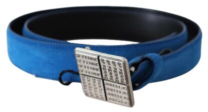 GF Ferre - Elegant Royal Blue Leather Belt