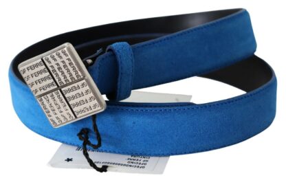 GF Ferre - Elegant Royal Blue Leather Belt