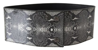 Ermanno Scervino - Classic Snakeskin Motif Leather Belt