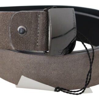 Costume National - Elegant Dark Brown Leather Belt