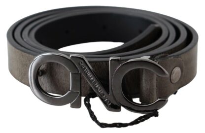 Costume National - Elegant Dark Brown Leather Belt