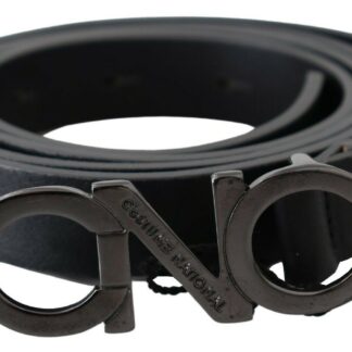 Costume National - Elegant Brown Leather Fashion Belt