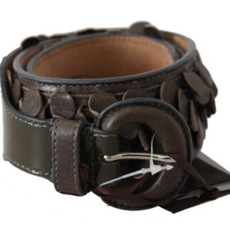 Costume National - Elegant Dual-Tone Leather Belt