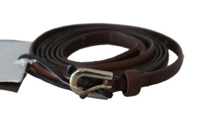 Ermanno Scervino - Chic Dark Brown Leather Waist Belt