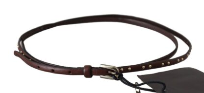 Ermanno Scervino - Chic Dark Brown Leather Waist Belt