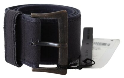 Ermanno Scervino - Elegant Navy Blue Leather Waist Belt