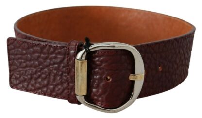 GF Ferre - Elegant Brown Leather Fashion Belt