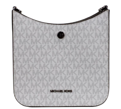 Michael Kors - Briley Small Messenger Crossbody Handbag White Signature