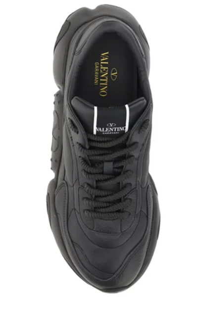 Valentino - Elevated Elegance Low-Top Leather Sneakers