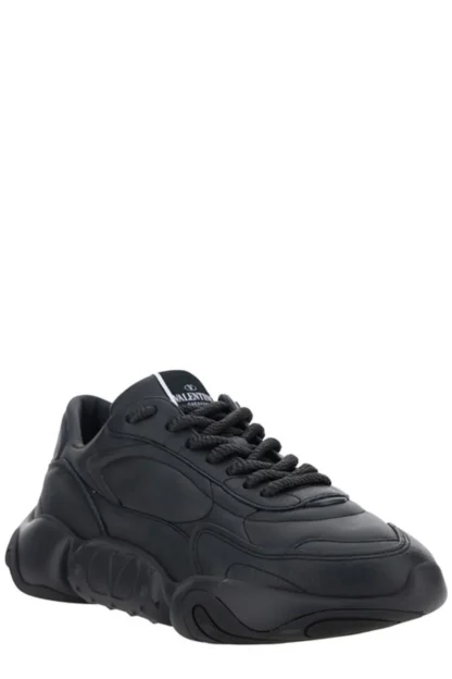 Valentino - Elevated Elegance Low-Top Leather Sneakers