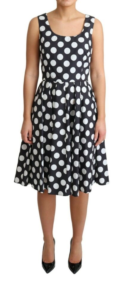 Dolce & Gabbana - Polka Dot Sleeveless A-Line Dress