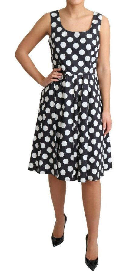 Dolce & Gabbana - Polka Dot Sleeveless A-Line Dress