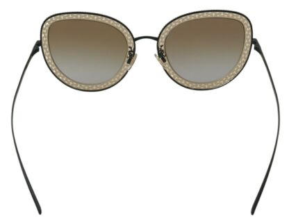 Dolce & Gabbana - Chic Black Gold Gradient Sunglasses