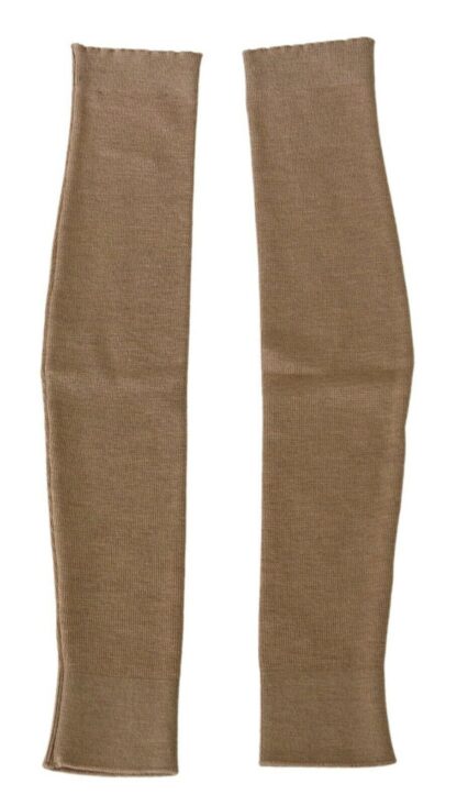 Scervino Street - Chic Beige Virgin Wool Arm Warmer