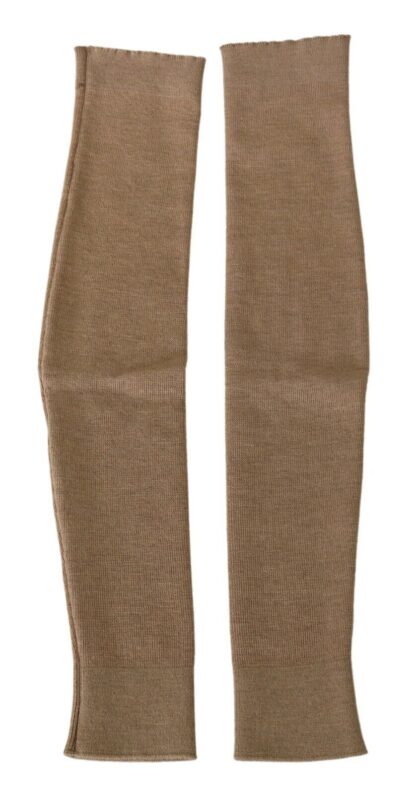 Scervino Street - Chic Beige Virgin Wool Arm Warmer