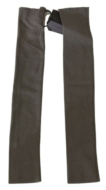 Scervino Street - Chic Gray Wool Arm Warmer