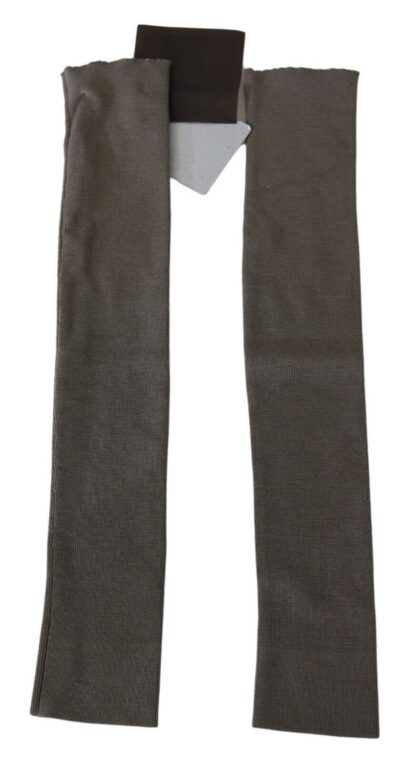 Scervino Street - Chic Gray Wool Arm Warmer