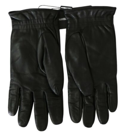 Dolce & Gabbana - Elegant Embroidered Leather Gloves