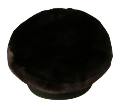 Dolce & Gabbana - Elegant Cashmere Newsboy Cap in Brown