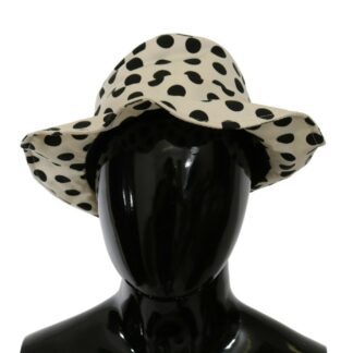 Dolce & Gabbana - Elegant Black Lapin Wide Brim Panama Hat