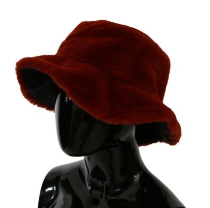 Dolce & Gabbana - Elegant Red Bucket Cap with Logo Detailing