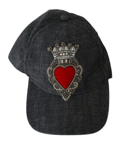 Dolce & Gabbana - Elegant Blue Cotton Baseball Cap