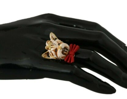 Dolce & Gabbana - Elegant Canine Charm Women's Ring