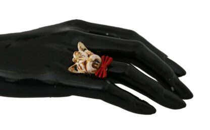 Dolce & Gabbana - Elegant Canine Charm Women's Ring